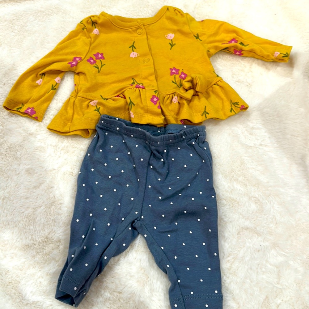 Newborn outfit by Carters